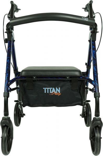 PREMIOMOBIL Titan Prestige – schwarzer Leichtgewichtrollator