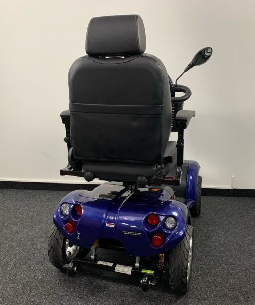 Elektromobil Shoprider 889AE Aruba Blau Heckansicht