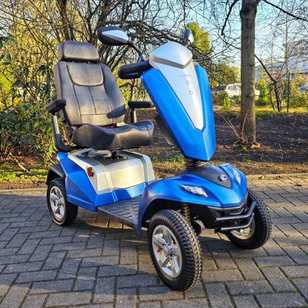 Kymco Texel blau Frontansicht rechts