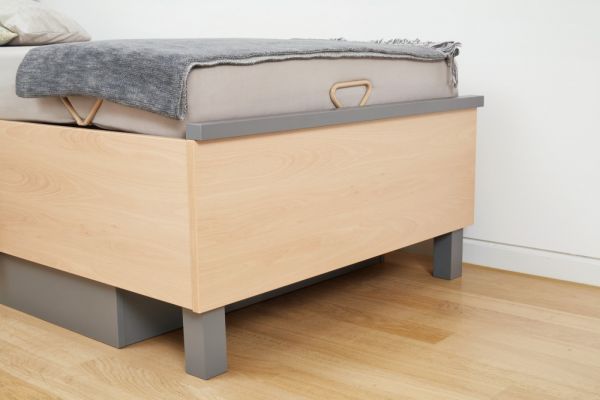 Burmeier Relax Seniorenbett Haupt in Ahorn