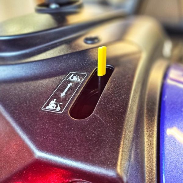 Meyra CL 409 Detailansicht Magnetbremsenhebel