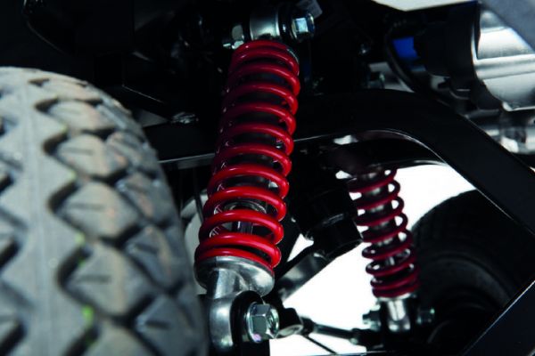 Invacare COMET PRO Detailansicht Federung