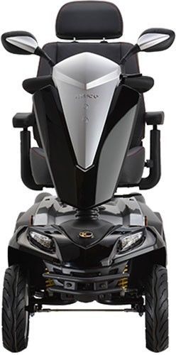 Der Kymco Texel in edlem Schwarz-Silber