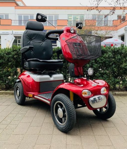 Shoprider TE 889 XLSBN Deluxe (15 km/h) rot » Gebrauchtes Elektromobil