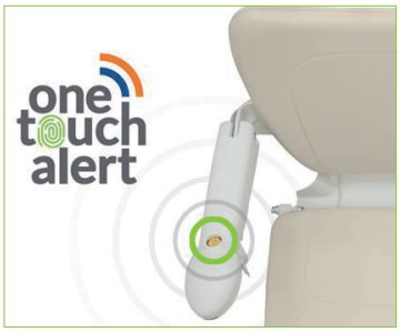 Handicare 1100 Zwei-Wege-Sprachkommunikation One Touch Alert