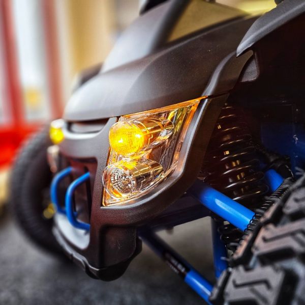 Baja Wrangler Ozean Detailansicht Frontbeleuchtung