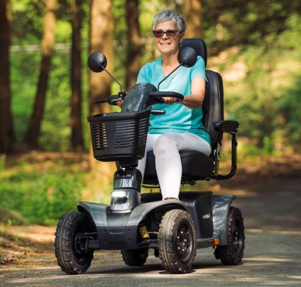PRIDE Pursuit 2 (15 km/h) Seniorenmobil mit Lithium-Ionen-Akku