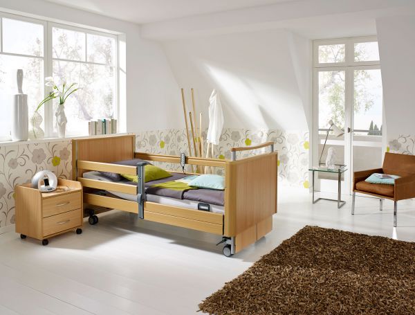 BURMEIER Inovia II Pflegebett bis 185 kg Körpergewicht