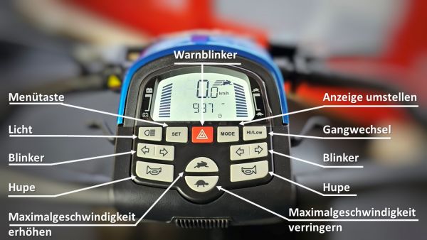 Pride Baja Wrangler Cockpitbeschriftung