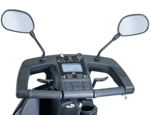 Afikim Afiscooter C3 Detailansicht Cockpit Studioaufnahme