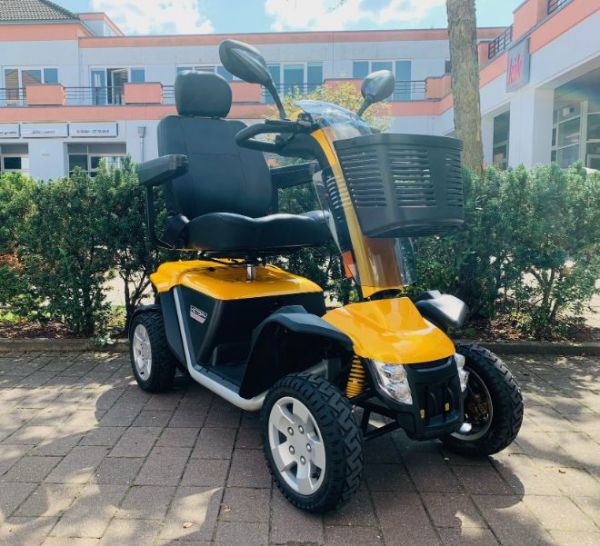 PRIDE Victory 140 XL (15 km/h) Gelb - Elektromobil gebraucht